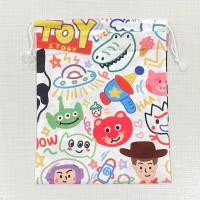 ราคา ถุงผ้าหูรูด ลายการ์ตูน ใบใหญ่ 26x30cm (16629792526)