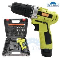 ราคา MOLITA สว่านไร้สาย รุ่นใหม่ สว่าน 48V 2 ระบบ พร้อมชุดอุปกรณ์ แบต 2 ก้อน ฟรีแถมอุปกรณ์32ชิ้น สีเขียว (8866028167)