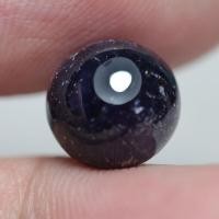 ราคา 7 85 ct ไพลิน ดิบ Unheated Blue Sapphire แอฟริกา กลมหลังเบี้ย (18871553481)