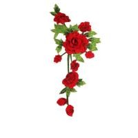 ราคา แผ่นปะเย็บปักลายดอกไม้สำหรับติดเสื้อผ้าลายดอกโบตั๋น3D สวยงาม GJ56 ตัวรีดติดเสื้อแบบทำมือ (19566005899)