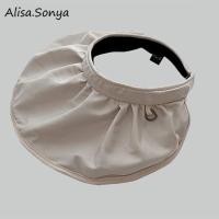 ราคา Alisa Sonya หมวกกันแดดสำหรับผู้หญิงแบบพับได้หมวกปีกกว้างบังแดดสำหรับผู้หญิงใช้ในฤดูร้อน (13874386066)