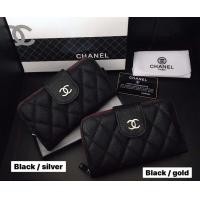 ราคา NEW กระเป๋าสตางค์ชาแนลใบกลาง ซิปรอบ 2in 1 ไซส์ 6 นิ้ว งานเกรดพรีเมียม สินค้ามาพร้อมกล่อง (15302231099)