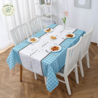 ราคา LuckyLife ผ้าปูโต๊ะผ้า PVC ผ้าคลุมโต๊ะ ผ้าปูโต๊ะผ้าPVC ทำความสะอาดง่าย ขนาด90 137ซม (21053796283)