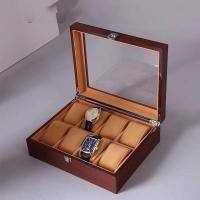 ราคา พร้อมส่ง ไม้แท กล่องนาฬิกา 3 5 6 8 10 12 18 20 เรือน กล่องใส่นาฬิกา กล่องไม้นาฬิกา Watch Box กล่องเก็บนาฬิกาข้อมือ (20016151903)
