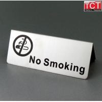 ราคา ป้ายสแตนเลสตั้งโต๊ะ ป้ายเตือนตั้งโต๊ะ ป้ายบนโต๊ะอาหาร sign มี 7 แบบให้เลือก (7136384581)