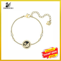ราคา พร้อมส่ง swarovski ของแท้ สร้อยข้อมือ swarovskiแท้ สร้อยข้อมือผู้หญิง swarovski LEATHER SWAN (17061077133)
