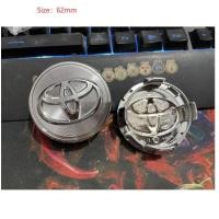 ราคา ฝาครอบสติ๊กเกอร์ติดล้อรถโตโยต้า4ชิ้น57มม 62มม สำหรับ Toyota Camry 4 RAV4เรือลาดตระเวนที่ดินที่ราบสูง Avalon Prius Sequoia Venza Tundra (19707807943)