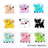ราคา 50ชิ้น ถุงนกฮูก แมว หอยทาก ผีเสื้อ หมีรูปสัตว์2หลุมกระดุมไม้ DIY จักรเย็บผ้าสมุดเด็กหัตถกรรมเสื้อผ้าอุปกรณ์เสริม (14616370112)