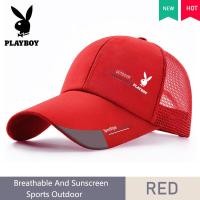 ราคา PLAYBOY หมวกแก๊ปผ้าโปร่งใส่สบายของผู้ชายผู้หญิงหมวกเบสบอลบังแดดสำหรับฤดูใบไม้ผลิฤดูร้อนและฤดูใบไม้ร่วงสั่งทำ (9949295369)