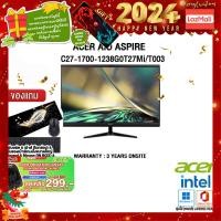 ราคา ผ่อน0 10ด แถมเพิ่ม แผ่นรองเม้าส์GAMING ขนาดใหญ่ กดซื้อACER BACKPACK 299 ACER AIO ASPIRE C27 1700 1238G0T27Mi T003 (17451828894)