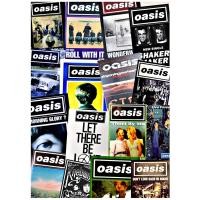 ราคา โปสเตอร์ วงดนตรี ร๊อค โอเอซิส Oasis โปสเตอร์วง A3 (20872873016)