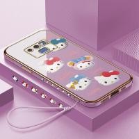 ราคา Hontinga เคสโทรศัพท์ Samsung Galaxy Note 9 Note 8 S9 Plus S9 เคสการ์ตูนน่ารัก Hello Kitty ชุบโครเมี่ยมสุดหรูนิ่มเคสโทรศัพท์ TPU สี่เหลี่ยมคลุมทั้งหมดป้องกันกล้องเคสยางสำหรับเด็กผู้หญิง (18860248588)