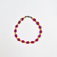 ราคา daintyme Dancing with a Stranger choker สร้อยคอโชคเกอร์ handmade Y2K คริสตัล หินหยกแท้ (17519511838)