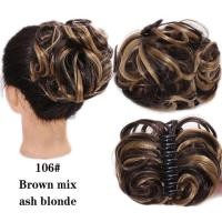 ราคา คลิปหนีบผมโดนัทสำหรับผู้หญิงขนมปังผมหยิกสั้นยุ่งวิกผมสังเคราะห์วิกผม (20823336193)