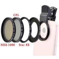 ราคา KnightX 52MM Camera macro lens Cpl ND Gradient Lens Set Universal Lens kit for mobile phone (6047340329)