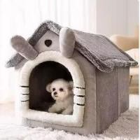 ราคา บ้านสุนัขอบอุ่นในร่มเต๊นท์ที่นอนสัตว์เลี้ยงแบบนุ่มเบาะนอนน้องแมวหมาบ้านพร้อมเบาะแบบถอดได้เหมาะสำหรับสัตว์เลี้ยงขนาดเล็กขนาดกลาง (21170803933)