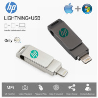 ราคา HP USB Flash Drive 256GB 1TB Pendrive Memory Stick เข้ากันได้ Apple iPad สำหรับ IPhone14 13 12 11 X 8 7 6 (16510369001)