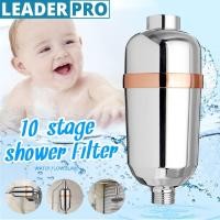 ราคา Silver 10 Stage Bath Water Purifier Bathroom Shower Filter 1 2 Health Softener Chlorine Removal Universal Water Treatment (20629260912)