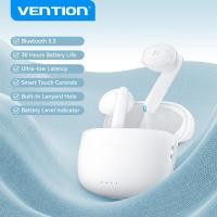 ราคา Vention หูฟังบลูทูธ5 3หูฟังชุดหูฟังขนาดเล็กหูฟังกันเหงื่อลดหูฟังเอียบัดไร้สายการควบคุมแบบสัมผัสหูฟังเอียบัดไร้สาย TWS ไร้สายที่แท้จริง (19076909104)