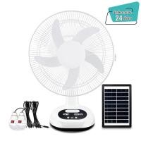 ราคา TFAN พัดลมโซล่าเซลล์ขนาด 14 นิ้ว พร้อมแผงโซล่าเซลล์แบบหลอดไฟ (20888057885)