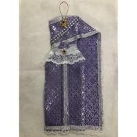 ราคา ชุดไทยถวายแม่นางกวัก แม่ธรณี สีม่วงเง คละแบบ ขนาดสูง 24 ซม (7523482336)