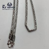 ราคา Kr silver สร้อยคอเงินแท้ ลายบาหลีรมดำ ขนาด 4 มิล ยาว 24 นิ้ว หนัก 3 บาทกว่า (10112403223)