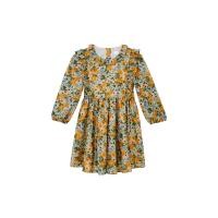 ราคา KLOSET Floral Long Sleeve Dress KID22 KD010 เดรสชุดเด็ก แขนยาว (15225637249)