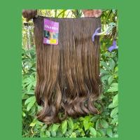 ราคา แฮร์พีช hairpiece แฮร์พีช calawigs ชิ้นหนาพิเศษไหมด้านเหมือนผมจริง แฮร์พีชปลายงุ้ม รหัส S8912L กว้าง26cm ยาว55cm (7166950285)