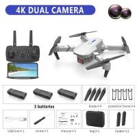 ราคา พร้อมส่ง โดรน E88 PRO โดรนติดกล้องคู่ 4K HD WIFI พับเก็บได้ ถ่ายภาพ บินนิ่ง ถ่ายวีดีโอ กล้อง โดรนไร้สา โดรนถ่ายรูป ดรนบังคับใหญ่ โดรนต โดรนของเล่น โดรนควบคุมระยะไกล โดร เครื่องบินโดรน (19051039323)