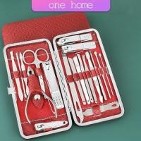 ราคา ชุดทำเล็บ 19 ชิ้น กรรไกรตัดเล็บ เครื่องมือทำเล็บ เซตทำเล็บ manicure set (14157515357)