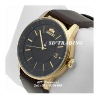 ราคา ORIENT Mens FER02007B0 Disk Analog Japanese Automatic Gold Brown สายหนังสีน้ำตาล (10624863216)