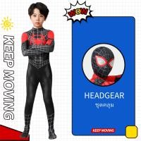 ราคา Spiderman Parallel Universe cos ชุด Spiderman เสื้อผ้า Little Black Spider Myers เด็ก tights boy suit (15816688485)