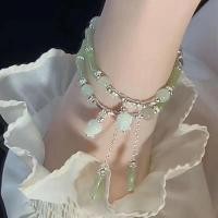 ราคา JZ สร้อยข้อมือแฟชั่นลายดอกลิลลี่แห่งหุบเขาสำหรับผู้หญิงสร้อยข้อมือจี้อวยพรสไตล์จีนสวยงามของขวัญเครื่องประดับ (20743508118)