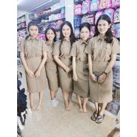 ราคา กระโปรงลูกเสือ ทรงเอ มีทวิสหลัง ตราสมอ ความยาว24 นิ้ว (6567248368)