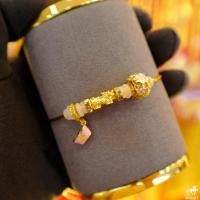 ราคา ข้อมือปี่เซียะแพนโดร่า V 3 เกลียวทองเหลือง กิมตุ้ง น้ำหนักทอง 0 1 0 15 กรัม ทองคำแท้ 99 99 24K ยาว 15 18 cm ปรับได้ (14835598566)