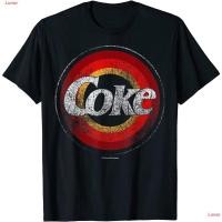 ราคา เสื้อยืดคอกลมLuner เสื้อยืดยอดนิยม Coca Cola Vintage Retro Bullseye Coke Logo Graphic T Shirt Mens Womens T shirts S 5XL (18603106794)