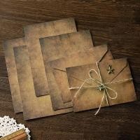 ราคา 2ชิ้นย้อนยุคคราฟท์ซองจดหมายจดหมายกระดาษชุดซองจดหมายกระดาษ (16533288364)