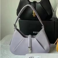 ราคา Pedro Calfskin ใต้แขนกระเป๋าโฮโบกระเป๋าสะพายไหล่พร็อพ PW2 36610005กระเป๋าถือ (20354462456)