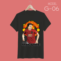 ราคา HOT เสื้อยืด สกรีนลายนักเตะแมนฯ ยูไนเต็ด สีดำ HARRY MAGUIRE Man United T Shirt (20517245548)