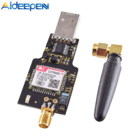ราคา Aideepen SIM800C USB To GSM GPRS โมดูลไร้สาย Quad Band 850 900 1800 1900MHz CH340T ชิป USB รองรับ2G 3G 4G ซิมการ์ด USB การสื่อสาร SMS การส่งข้อมูลพร้อมเสาอากาศ (16018663514)