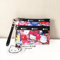 ราคา LeSportsac กระเป๋าคลัทช์7105กระเป๋ามือถือลายการ์ตูนกระเป๋าเครื่องสำอางสองชั้นกระเป๋าเก็บของกันน้ำมีซิปสองเส้นพร้อมเชือกคล้องมือ (20243598614)