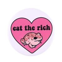 ราคา 44มม Tinplate Pin กบห่านน่ารักกิน Rich Boo เก่า โรงเรียนเข็มกลัดป้าย Lapel Pin ตลก Meme เสื้อผ้าปุ่ม Badge เครื่องประดับสร้างสรรค์ของขวัญเพื่อน (16474746846)