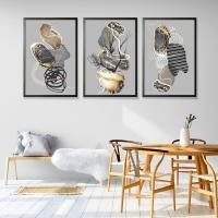 ราคา ภาพตกแต่งมินิมอล เซต 3 ภาพ พร้อมกรอบดำ รับประกันคุณภาพด้วยเทคนิคจากประเทศอิตาลี (19419513187)