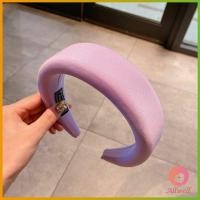 ราคา AllWell ที่คาดผม งานวินเทจเสริมโฟมอ้วน งานน่ารัก สีสันสดใส ที่คาดผมฟองน้ำ Candy color headband (16929495721)