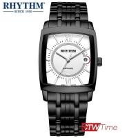 ราคา Rhythm นาฬิกาข้อมือผู้ชาย สายสแตนเลส รุ่น P1201S05 สีดำ (444532)