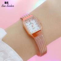 ราคา BS Bee Sister นาฬิกาข้อมือแฟชั่นสำหรับผู้หญิง1660นาฬิกาควอตซ์กันน้ำสายสเตนเลสแบบลำลองนาฬิกาข้อมือประดับเพชรพลอยเทียมหรูหราของขวัญสำหรับผู้หญิง (10054427067)