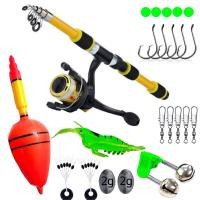 ราคา ขายดีที่สุ ราคาถูก คันเบ็ดและรอกตกปลา 1 8 ม เทเลสโคปิก คันเบ็ดพร้อมรอกตกปลาและอุปกรณ์ตกปลา 150 ม สายตกปลาสำหรับการตกปลาแบบครบชุด ส่งฟรี (19460000596)