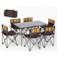ราคา โต๊ะพับแคมป์ปิ้งพร้อมเก้าอี้ 4ตัวและ6ตัว มี 2 ขนาด โต๊พับอเนกประสงค์ โต๊ะพับ โต๊ะพับกลางแจ้ง (9699347624)