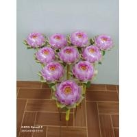 ราคา บัวอิ่มบุญ ไม้เสียบไม้เสียบธนบัตร ไม้กฐิน สีชมพูหวาน ราคา 10ไม้ 130 บาท (17345604765)