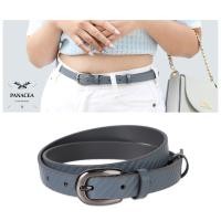 ราคา Louis Montini Womens belt เข็มขัดผู้หญิง หนังวัวแท้ เข็มขัดหนังแท้ เข็มขัดแฟชั่นสำหรับผู้หญิง MGW216 (2295900662)